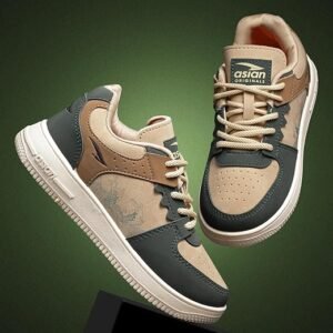 ASIAN Men THUNDER-07 Stylish Casual Mid Top Sneaker and Trendy Shoes with Laces for Men & Boys, Perfect, College, Parties and Outings, Lightweight, Comfortable, and Durable for All-Day Use